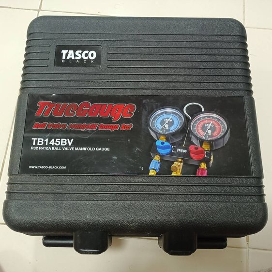 เกจวัดน้ำยาแอร์แบบบอลวาล์ว TASCO BLACK รุ่น TB145BV