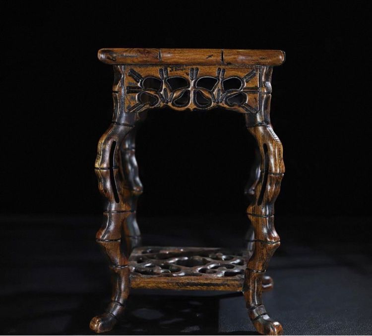 ✨ขาตั้งดอกไม้แกะสลักด้วยมือแบบโบราณ