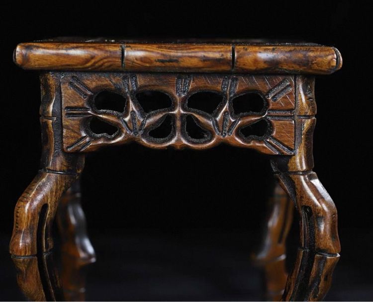 ✨ขาตั้งดอกไม้แกะสลักด้วยมือแบบโบราณ รูปที่ 3