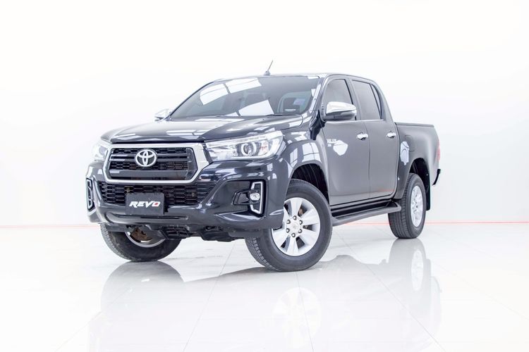 รถ Toyota Hilux Revo 2.4 G Prerunner สี ดำ