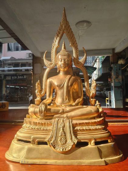 ชินราช9นิ้ว เนื้อทองเหลืองทาทองชุ้มถอดได้ 4.500 ส่งได้ ทัก0813195660