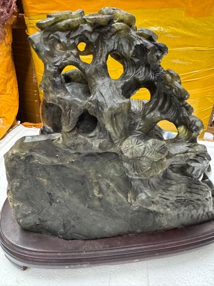 ลาบราโดไลท์แกะสลักช้าง รูปที่ 4