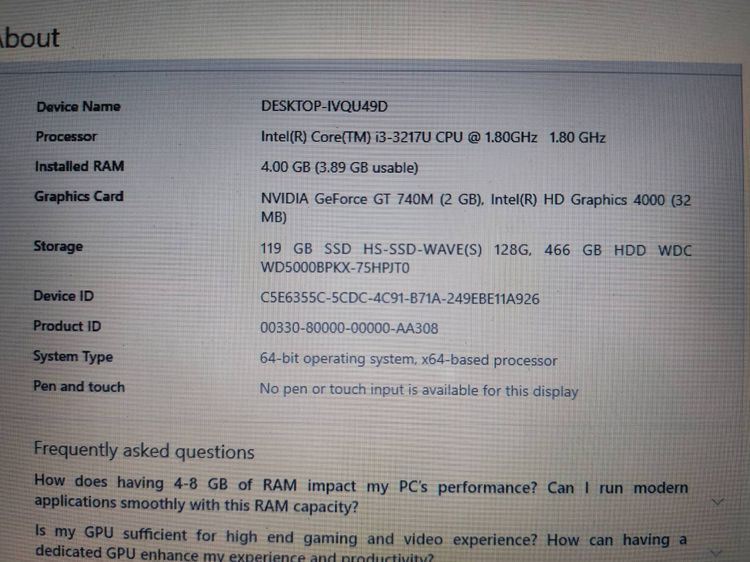 โน๊ตบุ๊คราคาถูก Notebook Asus K46CB  รูปที่ 6