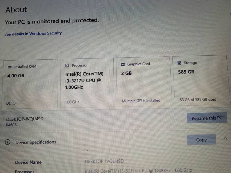 โน๊ตบุ๊คราคาถูก Notebook Asus K46CB  รูปที่ 7