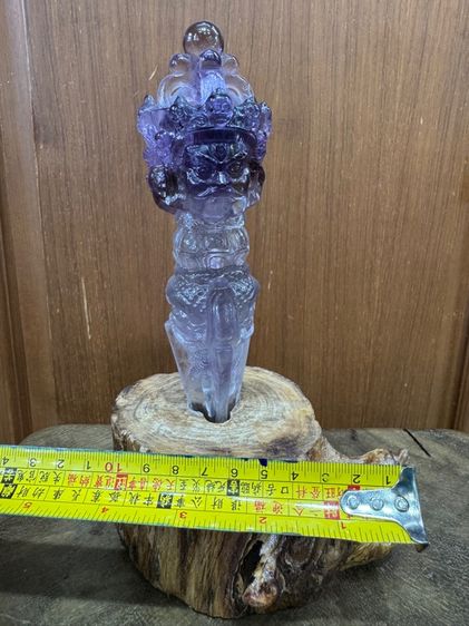 พลอยอเมทิตส์แกะสลักวัชระมงคล รูปที่ 2