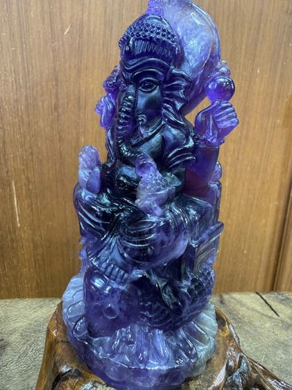 อเมทิสต์แกะสลักพระพิฆเนศ รูปที่ 3