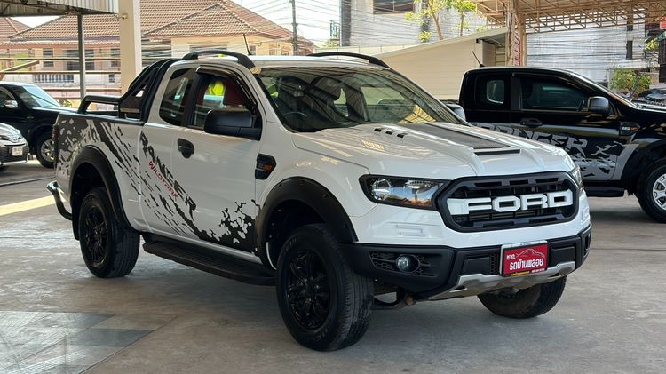 Ford Ranger 2021 2.2 Hi-Rider XL Plus Sport Pickup ดีเซล ไม่ติดแก๊ส เกียร์ธรรมดา ขาว รูปที่ 3