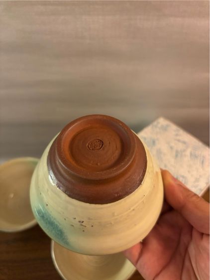 ถ้วยชา ถ้วยชามัจฉะ Yunomi งานดินเผา ญี่ปุ่น 🇯🇵 ของใหม่ รูปที่ 8