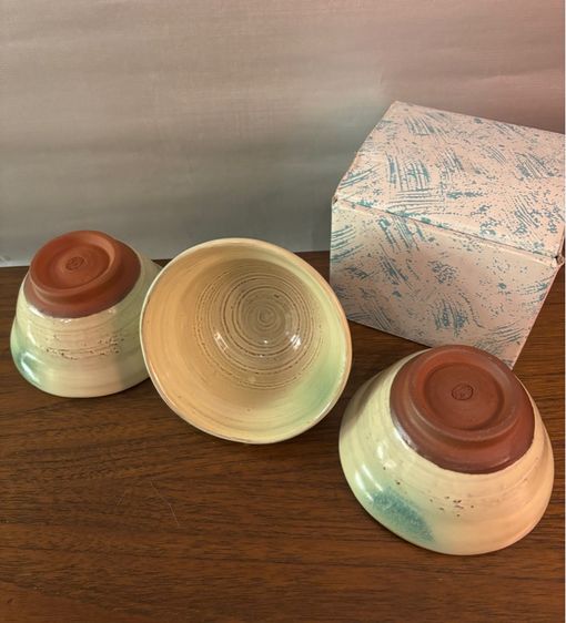 ถ้วยชา ถ้วยชามัจฉะ Yunomi งานดินเผา ญี่ปุ่น 🇯🇵 ของใหม่ รูปที่ 5
