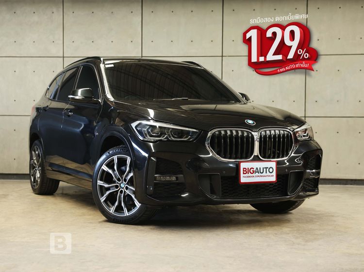 BMW X1 2021 2.0 sDrive20d M Sport Utility-car ดีเซล ไม่ติดแก๊ส เกียร์อัตโนมัติ ดำ