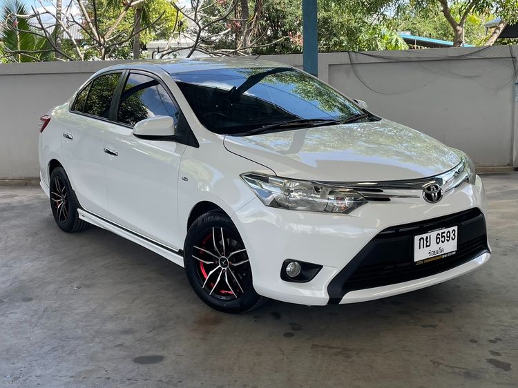 Toyota Vios 2014 1.5 Trd Sportivo Sedan เบนซิน ไม่ติดแก๊ส เกียร์อัตโนมัติ ขาว รูปที่ 2