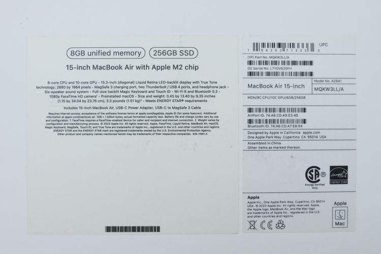 MacBook Air M2 15" 8.256GB  - ID25120263 รูปที่ 18