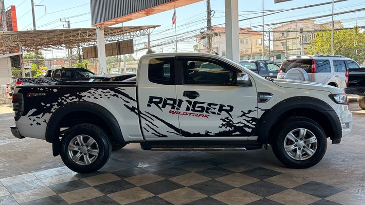 Ford Ranger 2018 2.2 Hi-Rider XLT Pickup ดีเซล ไม่ติดแก๊ส เกียร์ธรรมดา ขาว รูปที่ 4
