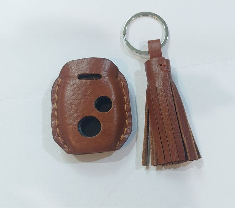 กรอบกุญแจรีโมทหุ้มหนังแท้ Honda   รูปที่ 4