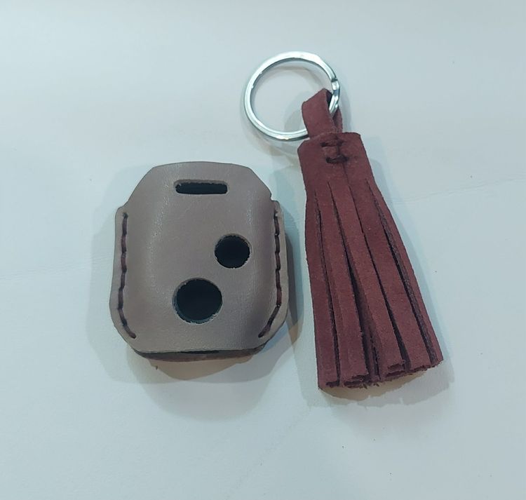 กรอบกุญแจรีโมทหุ้มหนังแท้ Honda   รูปที่ 3