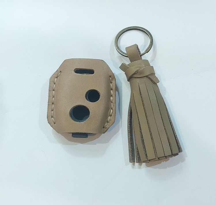 กรอบกุญแจรีโมทหุ้มหนังแท้ Honda   รูปที่ 8