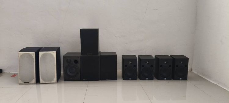 เหมา รวม10ตัว 35,000บาท
YAMAHA POWERED MONITOR SPEAKER MODEL MSPS 5 STUDIO 4ตัว
dynaudioacoustics 4 ตัว
audio consultants