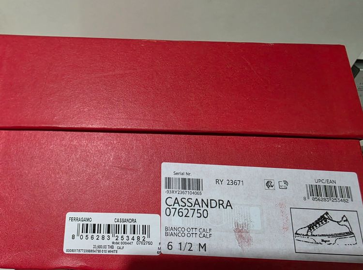 ขายรองเท้า Ferragamo ของแท้ มือ 1 หนังลูกวัว ใหม่เอี่ยม สวยมาก รูปที่ 6