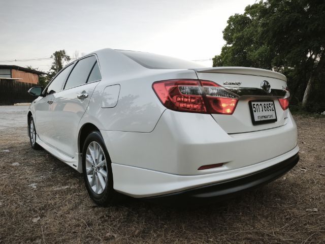 Toyota Camry 2013 2.0 G Extremo Sedan เบนซิน ไม่ติดแก๊ส เกียร์อัตโนมัติ ขาว รูปที่ 4