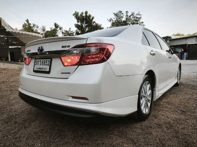 Toyota Camry 2013 2.0 G Extremo Sedan เบนซิน ไม่ติดแก๊ส เกียร์อัตโนมัติ ขาว รูปที่ 3