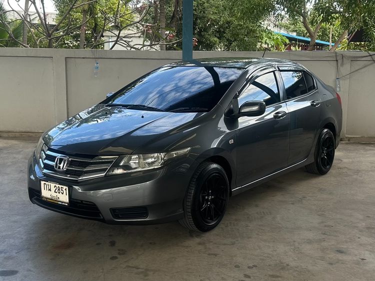 Honda City 2013 1.5 S i-VTEC Sedan เบนซิน ไม่ติดแก๊ส เกียร์อัตโนมัติ เทา