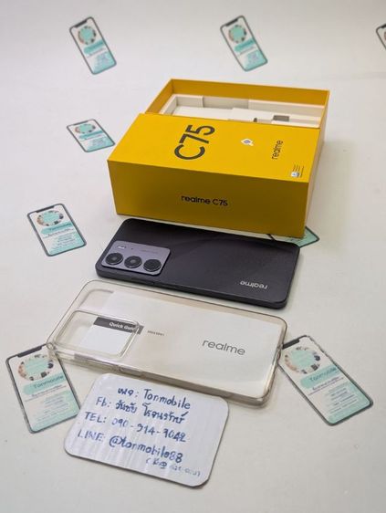 ยี่ห้ออื่นๆ 256 GB ขาย เทิร์น Realme C75 Ram 8 Rom 256 ศูนย์ไทย สภาพสวย อุปกรณ์ครบยกกล่อง ประกันยาว 11 เดือน เพียง 3,290 บาท เท่านั้น ครับ