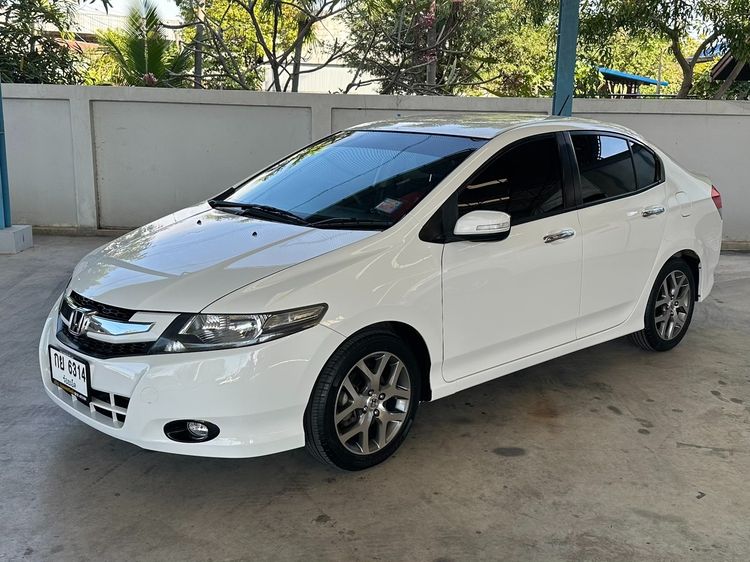 Honda City 2011 1.5 Sv i-VTEC Sedan เบนซิน ไม่ติดแก๊ส เกียร์อัตโนมัติ ขาว