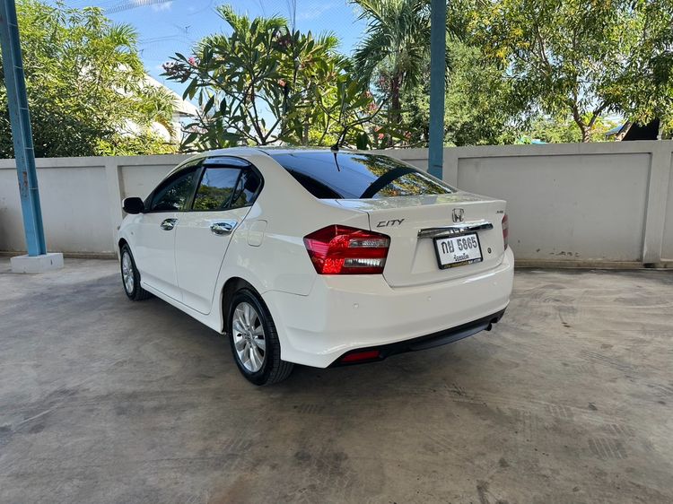 Honda City 2012 1.5 V i-VTEC Sedan เบนซิน ไม่ติดแก๊ส เกียร์อัตโนมัติ ขาว รูปที่ 4
