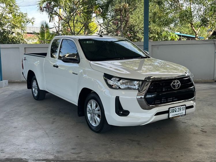Toyota Hilux Revo 2021 Smart Cab 2.4 Entry Z Edition Pickup ดีเซล ไม่ติดแก๊ส เกียร์อัตโนมัติ ขาว รูปที่ 2