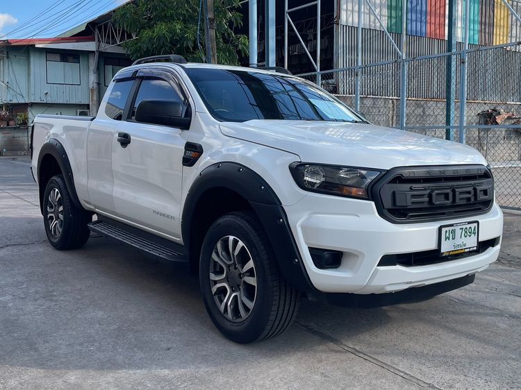 Ford Ranger 2018 2.2 Hi-Rider XL Plus Pickup ดีเซล ไม่ติดแก๊ส เกียร์ธรรมดา ขาว รูปที่ 2