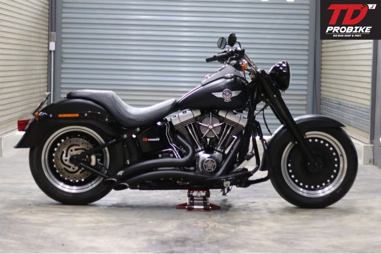 ขายHD Fatboy Low ปี2014 พร้อมของแต่ง วิ่งน้อย