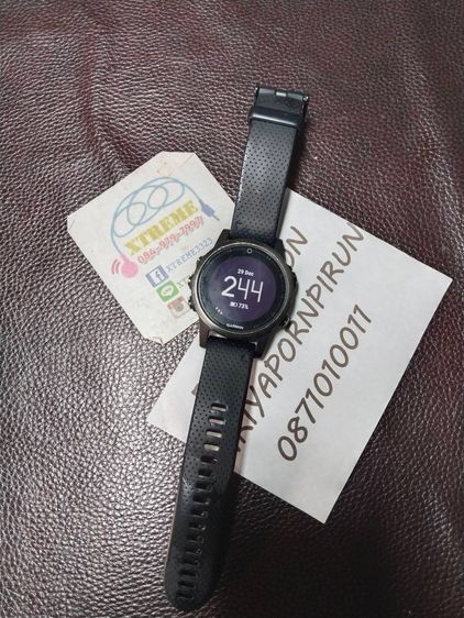 (อย่าคิดนาน) นาฬิกา garmin fenix 5S sapphire เมนูอังกฤษ