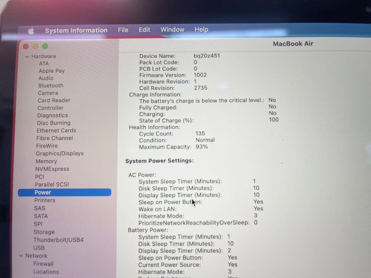 Macbook Air M1 2020 512 GB ไทย ชาร์จน้อย  แบตนาน ราคาถูกใจ รูปที่ 6