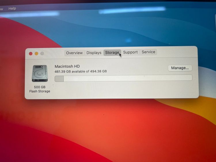 Macbook Air M1 2020 512 GB ไทย ชาร์จน้อย  แบตนาน ราคาถูกใจ รูปที่ 4