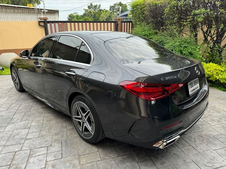 Mercedes-Benz C-Class 2022 C350 Sedan ปลั๊กอินไฮบริด (PHEV) ไม่ติดแก๊ส เกียร์อัตโนมัติ เทา รูปที่ 4