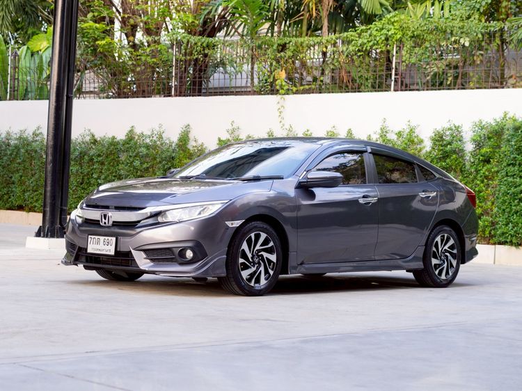 Honda Civic 2018 1.8 EL i-VTEC Sedan เบนซิน ไม่ติดแก๊ส เกียร์อัตโนมัติ เทา รูปที่ 3