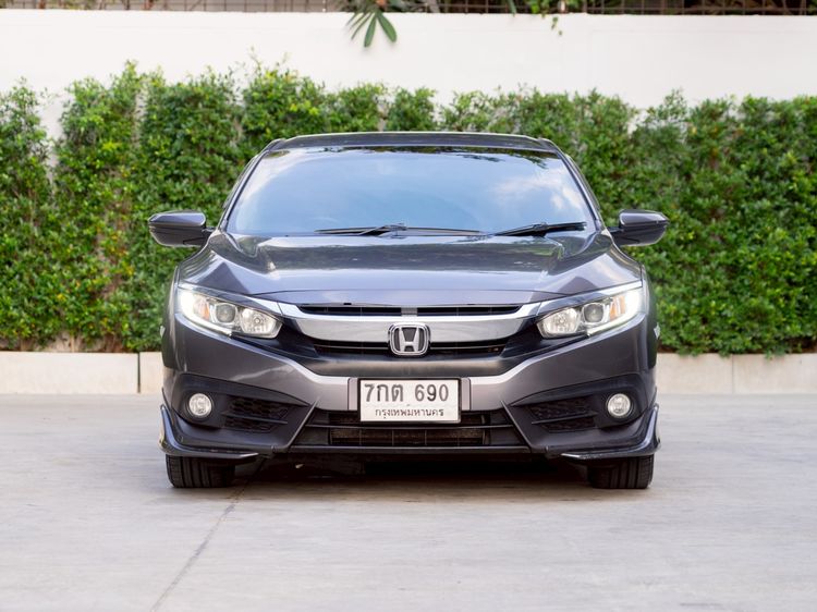 Honda Civic 2018 1.8 EL i-VTEC Sedan เบนซิน ไม่ติดแก๊ส เกียร์อัตโนมัติ เทา รูปที่ 2
