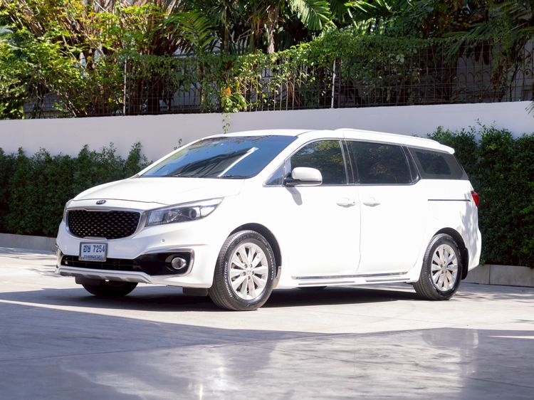 Kia Grand Carnival 2017 2.2 EX Utility-car ดีเซล ไม่ติดแก๊ส เกียร์อัตโนมัติ ขาว รูปที่ 3