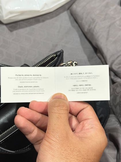 Coach nina small tote bag รูปที่ 8