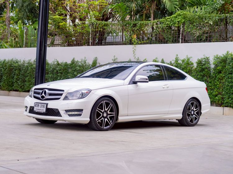 Mercedes-Benz C-Class 2013 C180 Sedan เบนซิน ไม่ติดแก๊ส เกียร์อัตโนมัติ ขาว รูปที่ 3