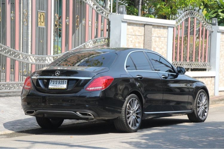 Mercedes-Benz C-Class 2017 C350 Sedan ปลั๊กอินไฮบริด (PHEV) เกียร์อัตโนมัติ ดำ รูปที่ 3