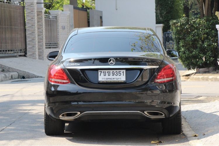 Mercedes-Benz C-Class 2017 C350 Sedan ปลั๊กอินไฮบริด (PHEV) เกียร์อัตโนมัติ ดำ รูปที่ 4
