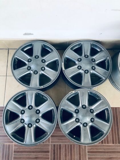 ขายล้อแม็กเปล่า ออลนิวอีซูซุ ดีแมค ไฮแลนเดอร์ ขอบ 16 รุ่น เอ็กซีรี่ สีรมดำ แท้เดิมโรงงาน ถอดจากป้ายแดง สวยมาก ไม่มีแตกไม่มีซ่อม 1 ชุด 