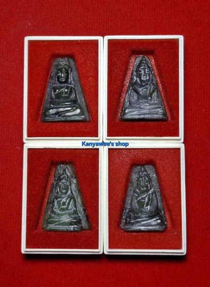 พsะหยกแกะ พsะหยกแท้ พิมพ์พsะหลังพิงกระดาน ปี 2536 (เนื้อหยกจากส่วนหนึ่งของพsะหยกใหญ่) หลวงพ่อวิริยังค์ วัดธรรมมงคล กทม. จัดสร้าง รูปที่ 6