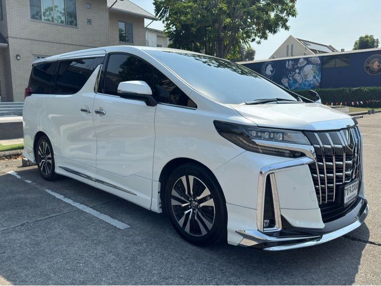 Toyota Alphard 2021 2.5 S C-Package Van เบนซิน เกียร์อัตโนมัติ ขาว รูปที่ 3