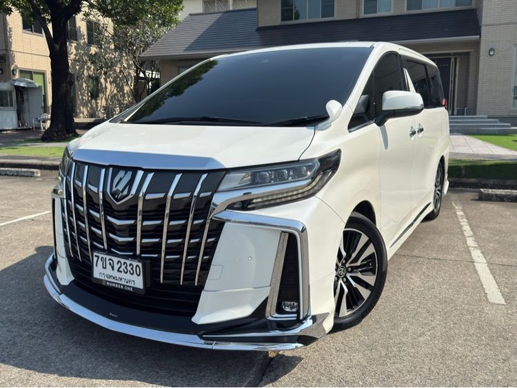 Toyota Alphard 2021 2.5 S C-Package Van เบนซิน เกียร์อัตโนมัติ ขาว
