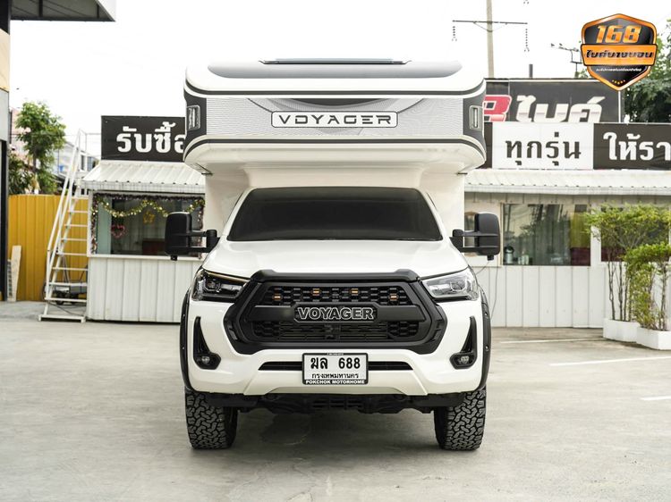 Toyota Hilux Revo 2024 2.8 GR Sport Pickup ดีเซล ไม่ติดแก๊ส เกียร์อัตโนมัติ ขาว รูปที่ 4