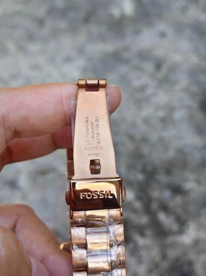 นาฬิกา Fossil แท้ ของใหม่ มือ 1 สีโรสโกลด์ รูปที่ 4