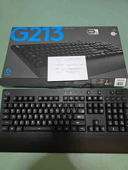ส่งต่อ Logitech G213 สภาพมือ 1 (ใช้ไม่ถึง 2 อาทิตย์) 750 บาท รูปที่ 3