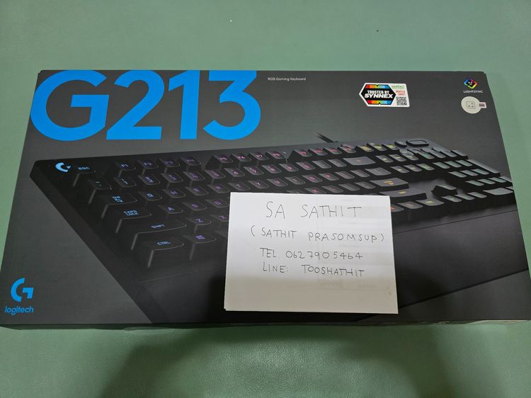 คีย์บอร์ด ส่งต่อ Logitech G213 สภาพมือ 1 (ใช้ไม่ถึง 2 อาทิตย์) 750 บาท